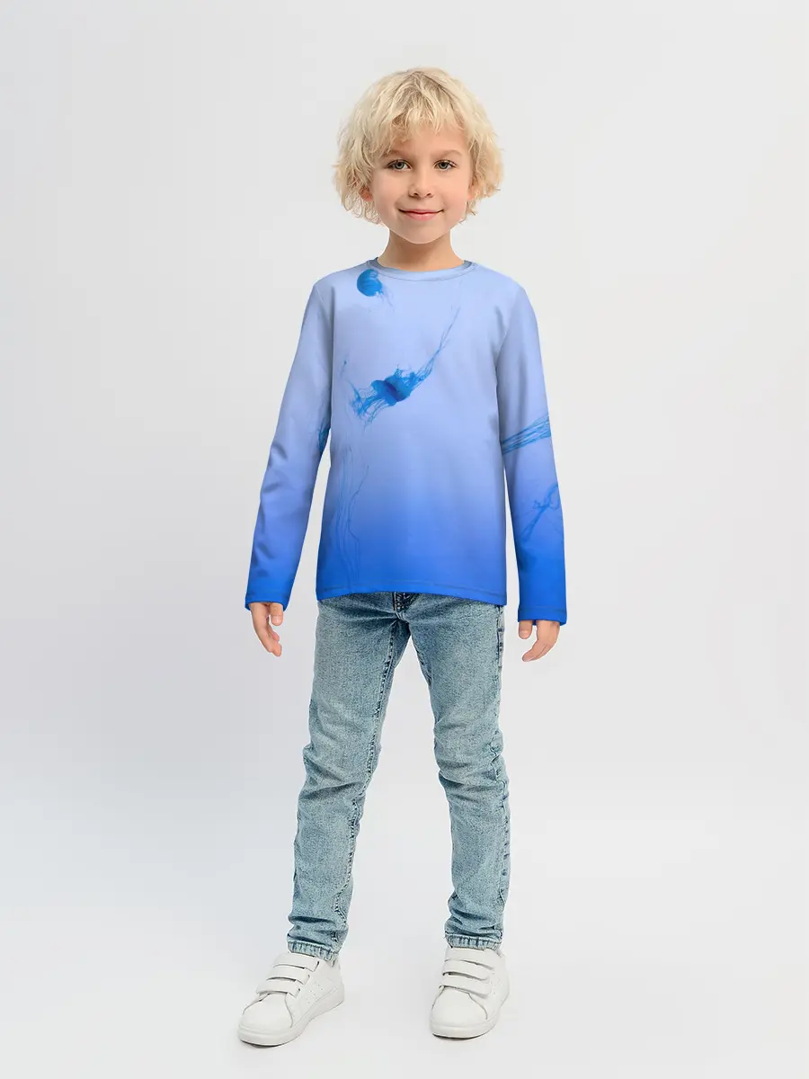 Детский лонгслив / МЕДУЗЫ | ГРАДИЕНТ