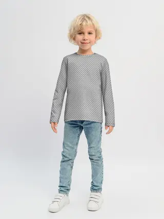 Детский лонгслив / GRAY CARBON