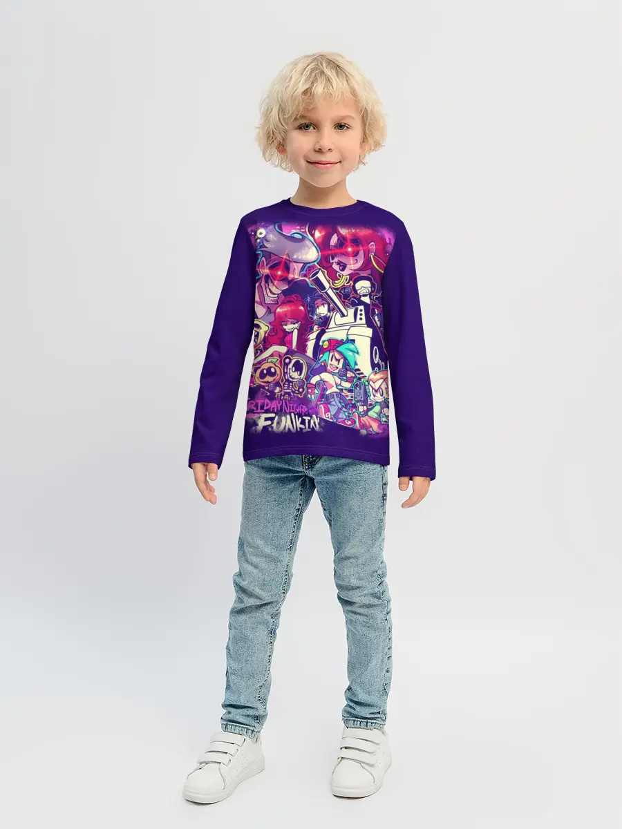 Детский лонгслив / ПЕРСОНАЖИ FNF