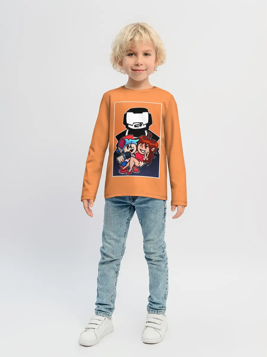 Детский лонгслив / Boyfriend, Girlfriend, Tankman