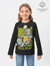 Детский лонгслив / Пузырьки Сквиртла