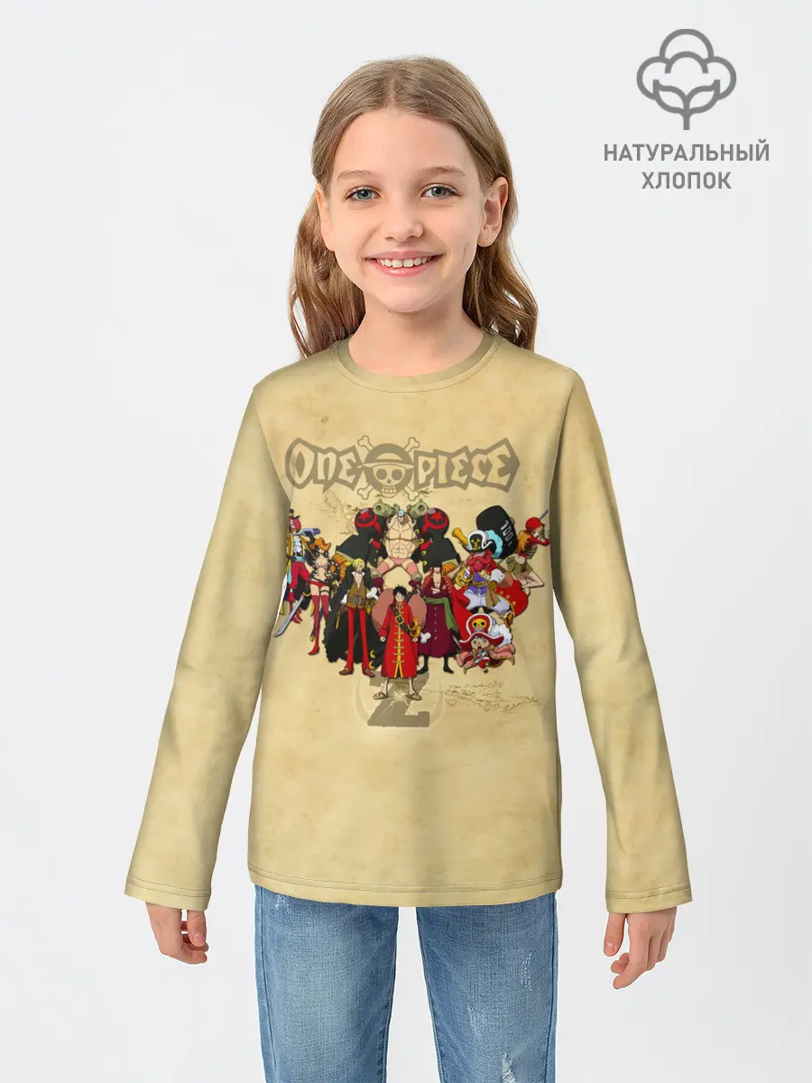 Детский лонгслив / One Piece. Большой куш