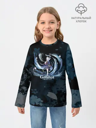Детский лонгслив / Genshin Impact - Аяка