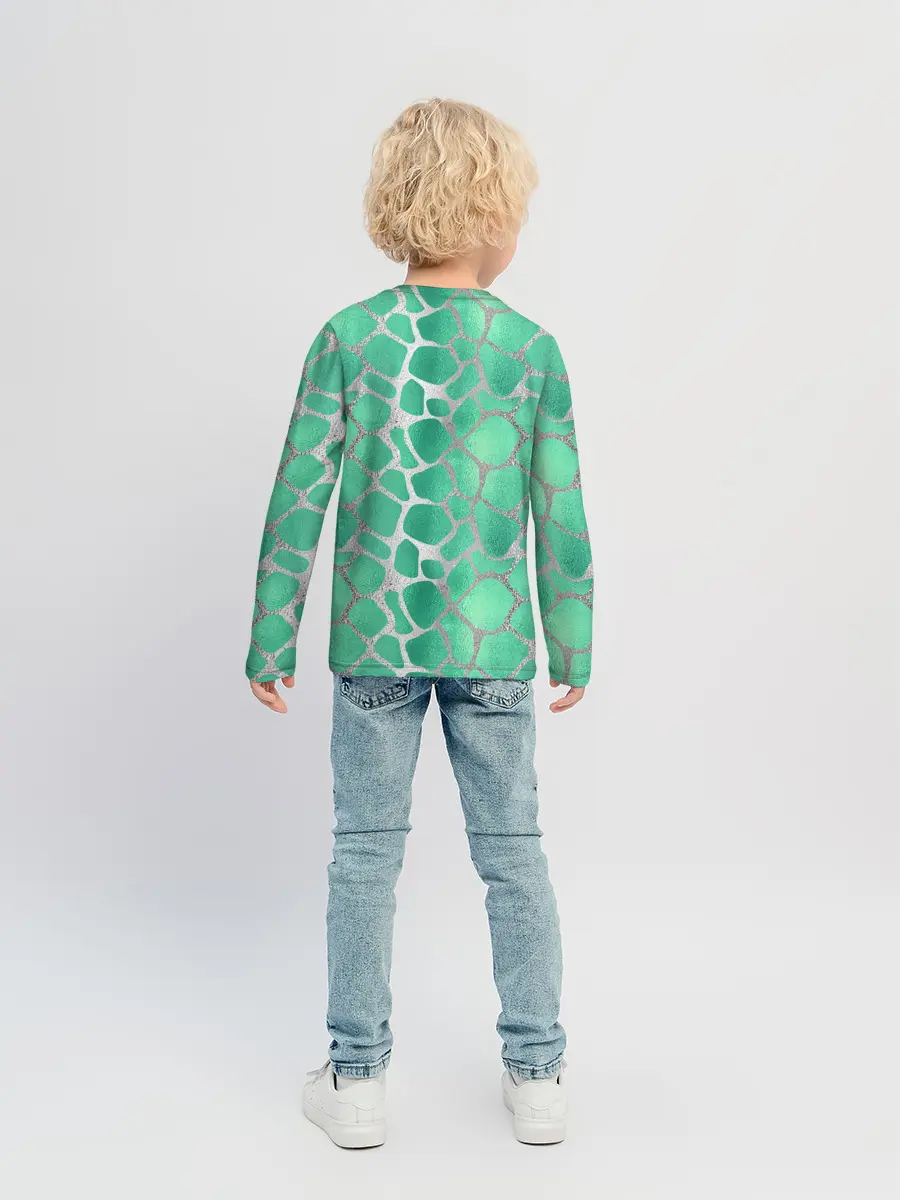 Детский лонгслив / Кобра. Змеиный стиль