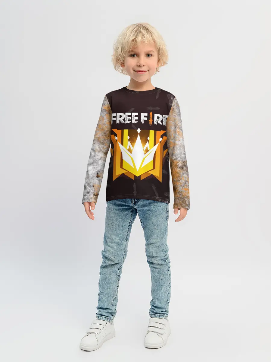 Детский лонгслив / Free Fire | Фри фаер