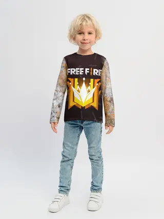 Детский лонгслив / Free Fire | Фри фаер