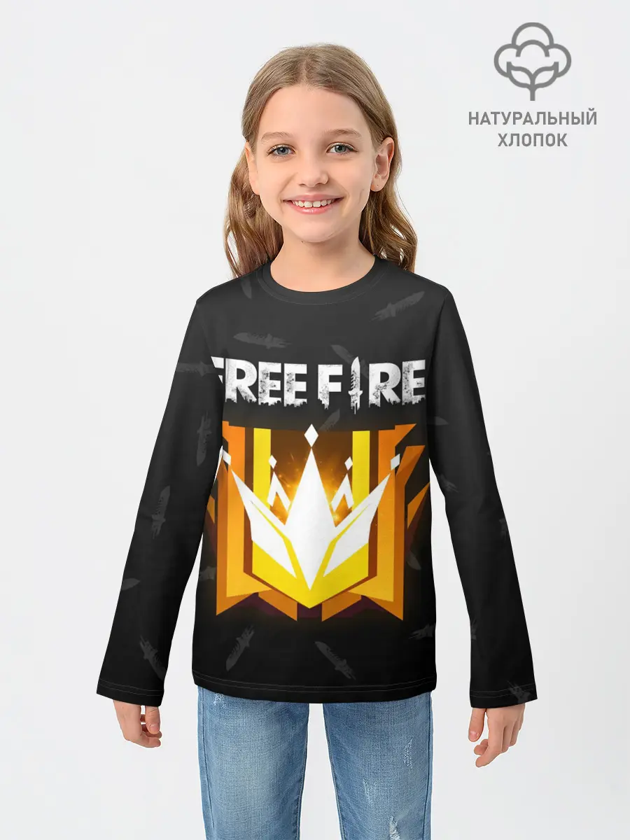 Детский лонгслив / Free Fire | Фри фаер