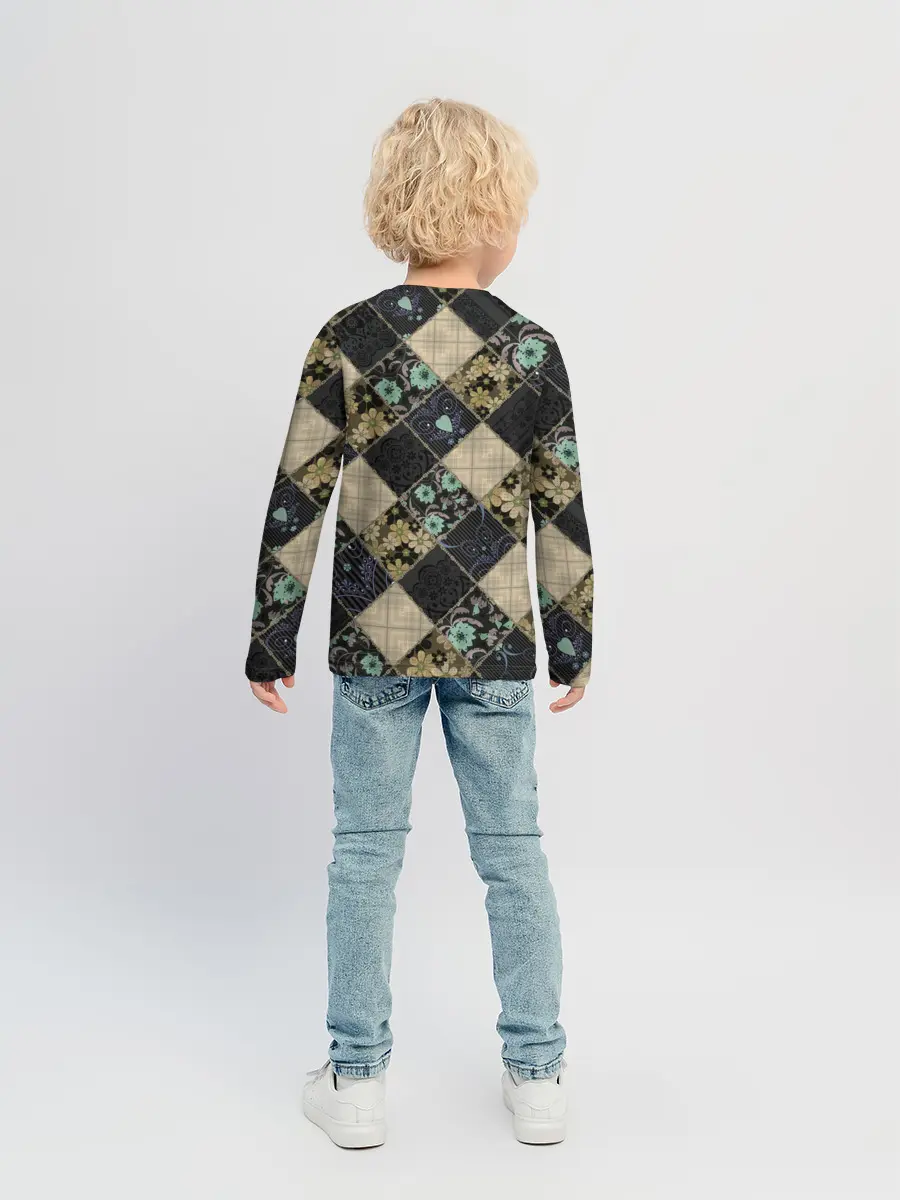 Детский лонгслив / Лоскутное шитье