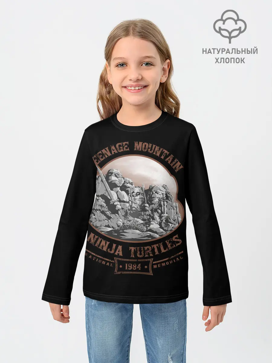 Детский лонгслив / Монумент Черепашкам