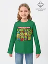 Детский лонгслив / Черепашья сила