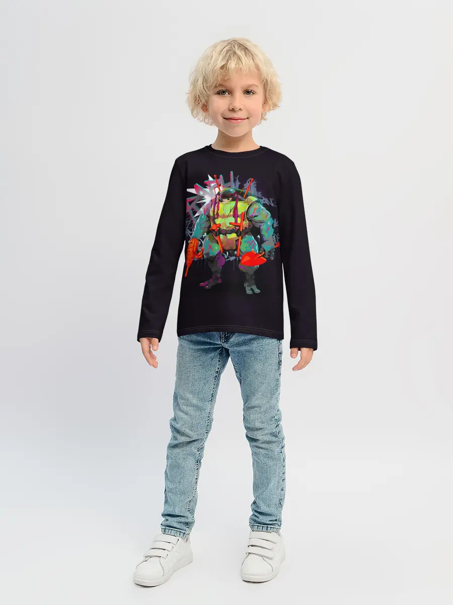 Детский лонгслив / Злой Рафаэль