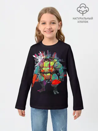 Детский лонгслив / Злой Рафаэль