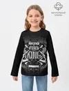 Детский лонгслив / КОРОЛЕВСКИЙ ЧЁРНЫЙ
