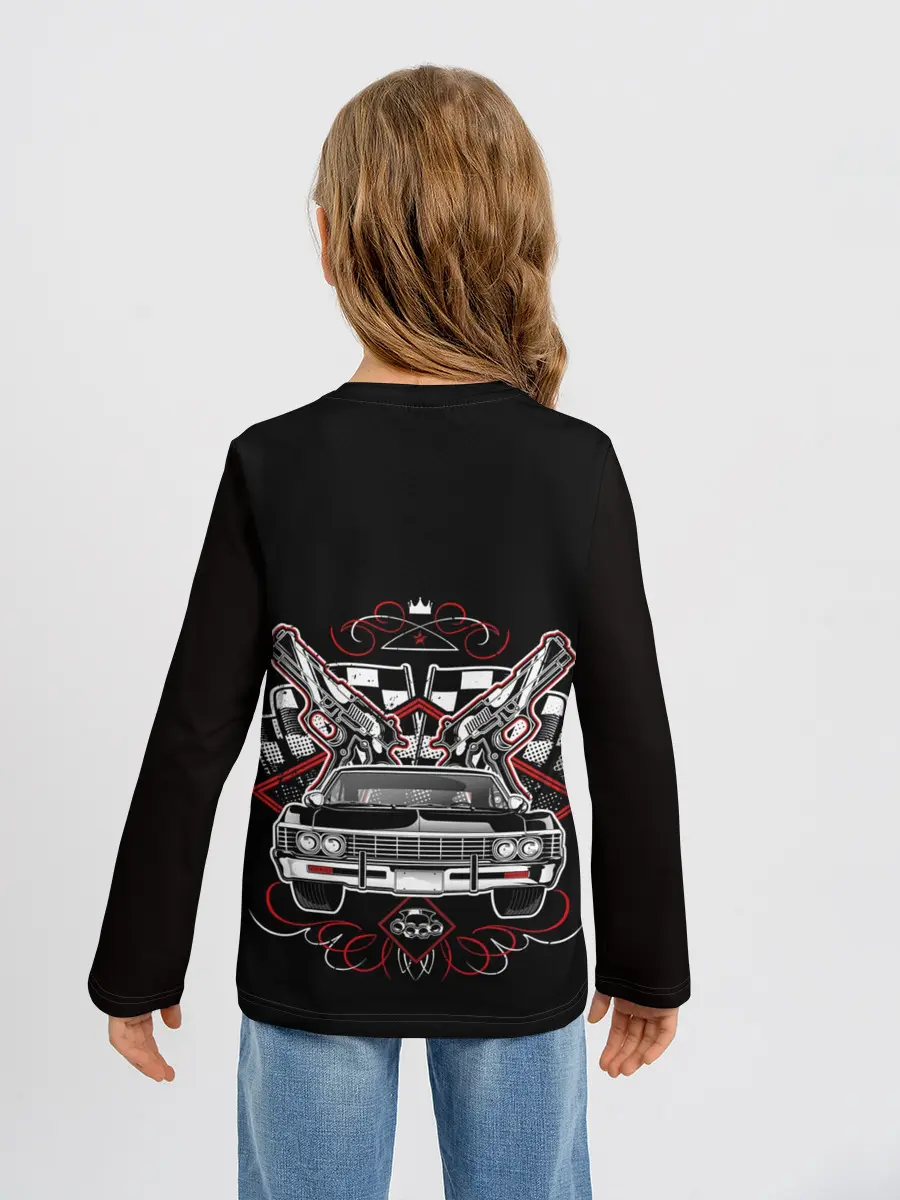 Детский лонгслив / МАШИНА