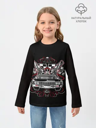 Детский лонгслив / МАШИНА