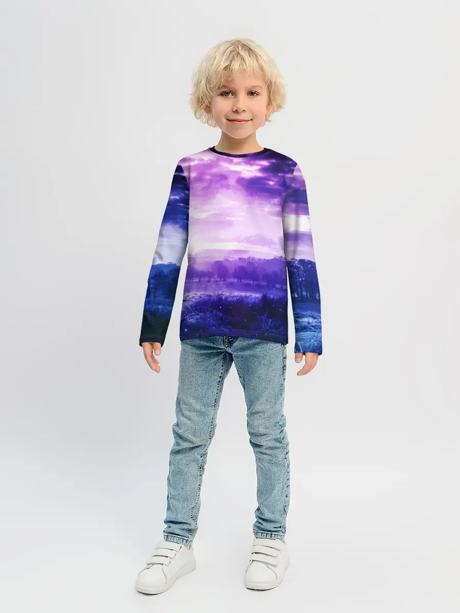 Детский лонгслив / ФИОЛЕТОВЫЙ РАЙ