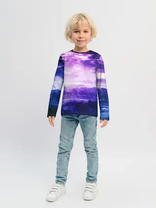 Детский лонгслив / ФИОЛЕТОВЫЙ РАЙ