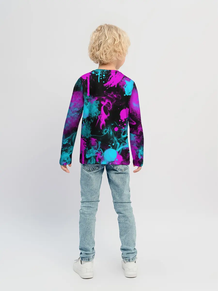 Детский лонгслив / FREE FIRE NEON