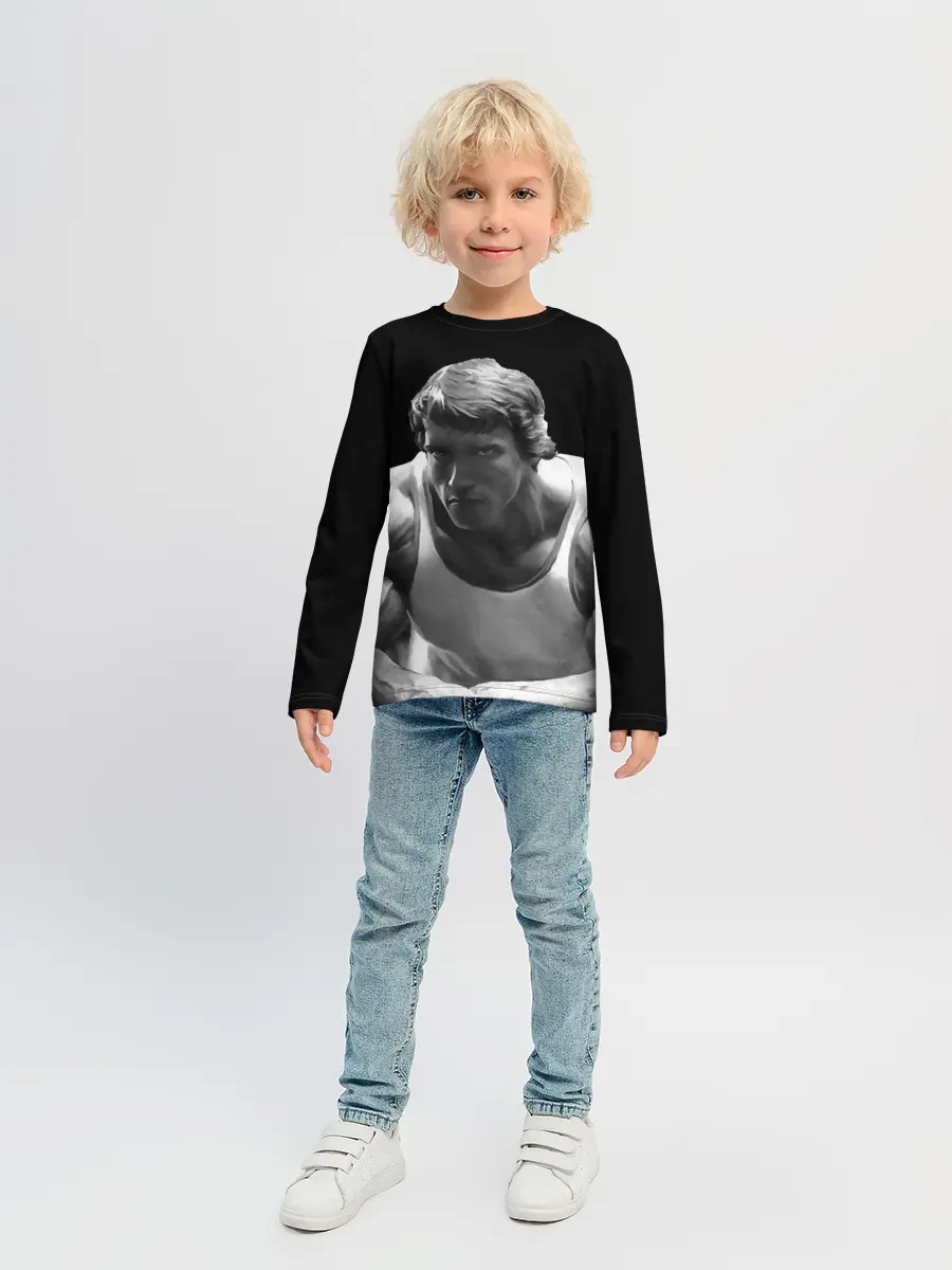 Детский лонгслив / Злой Арнольд