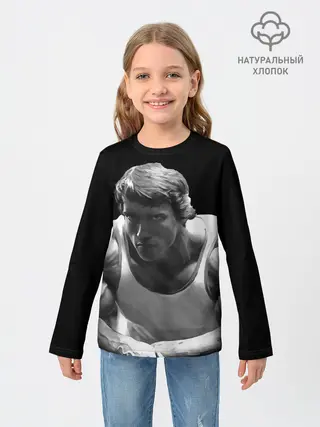 Детский лонгслив / Злой Арнольд