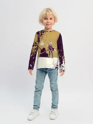 Детский лонгслив / Yorha 2B | Nier Automata