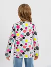 Детский лонгслив / Горох разноцветный.