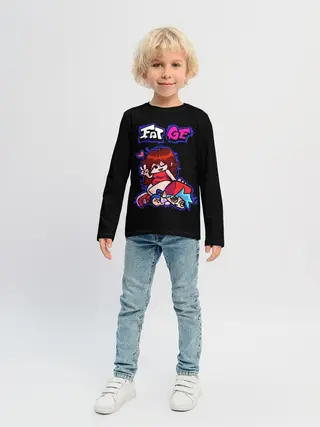 Детский лонгслив / Boyfriend and Girlfriend - FNF