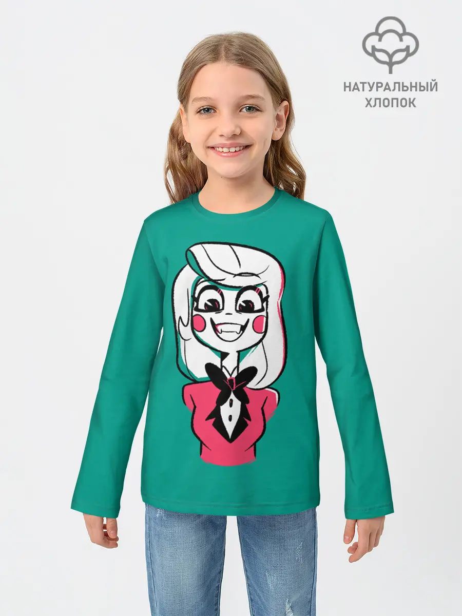 Детский лонгслив / Радостная Чарли