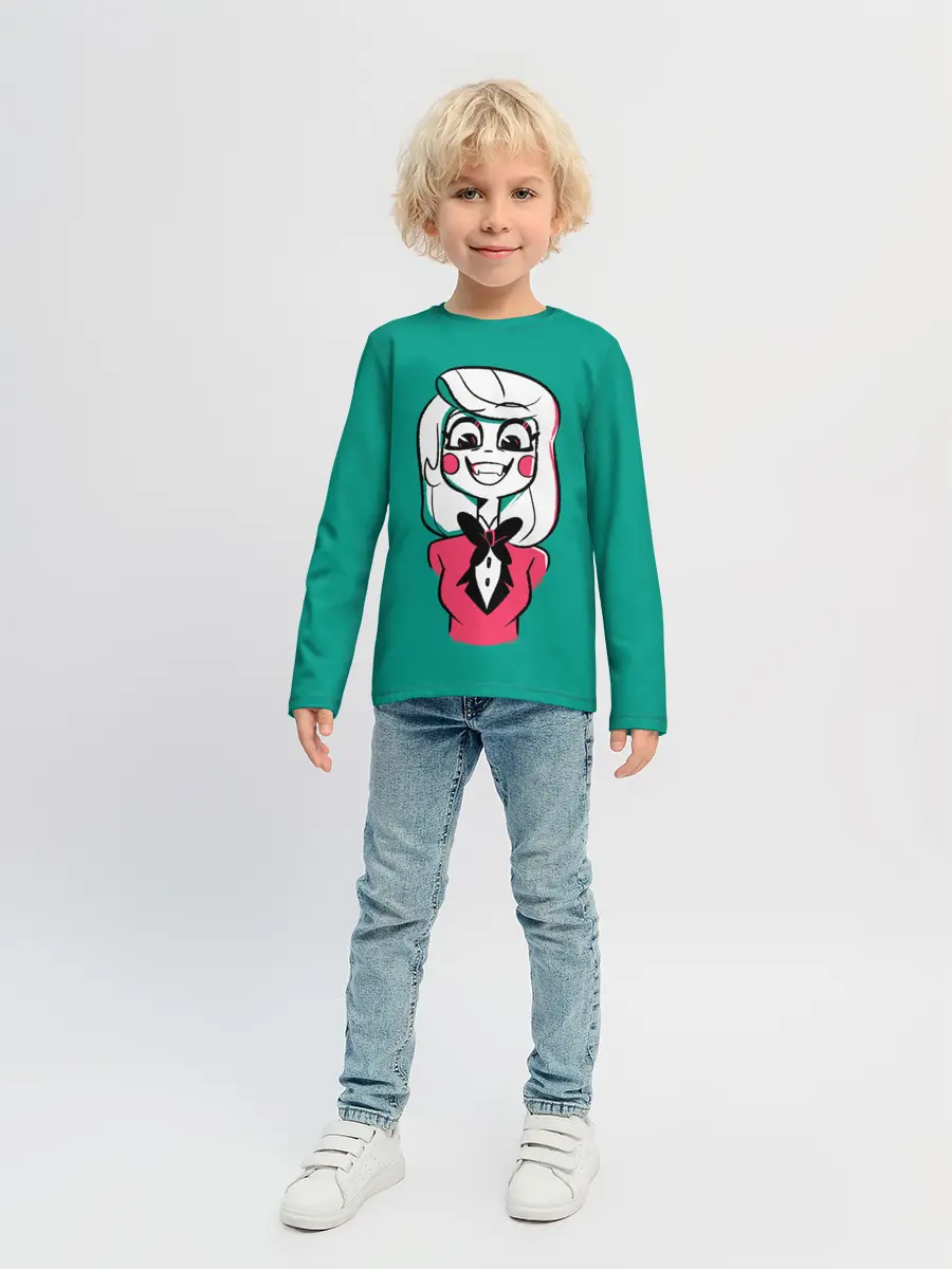 Детский лонгслив / Радостная Чарли