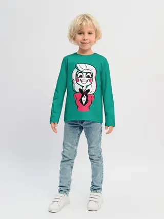 Детский лонгслив / Радостная Чарли