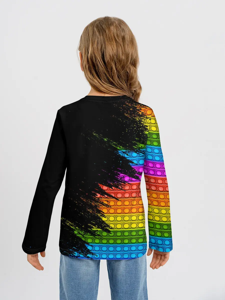 Детский лонгслив / ИГРУШКА POP it | ПОП-ИТ