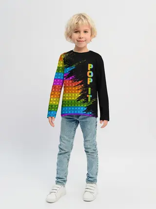 Детский лонгслив / ИГРУШКА POP it | ПОП-ИТ