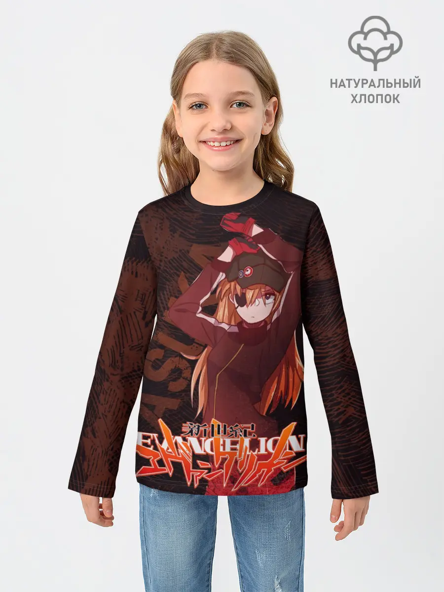 Детский лонгслив / Аска Евангелион