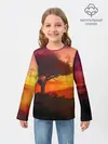 Детский лонгслив / СОЛНЦЕ НАД АФРИКОЙ