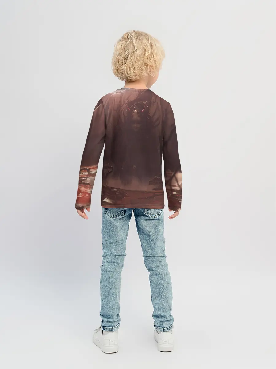 Детский лонгслив / Demon Tsushima | Демон