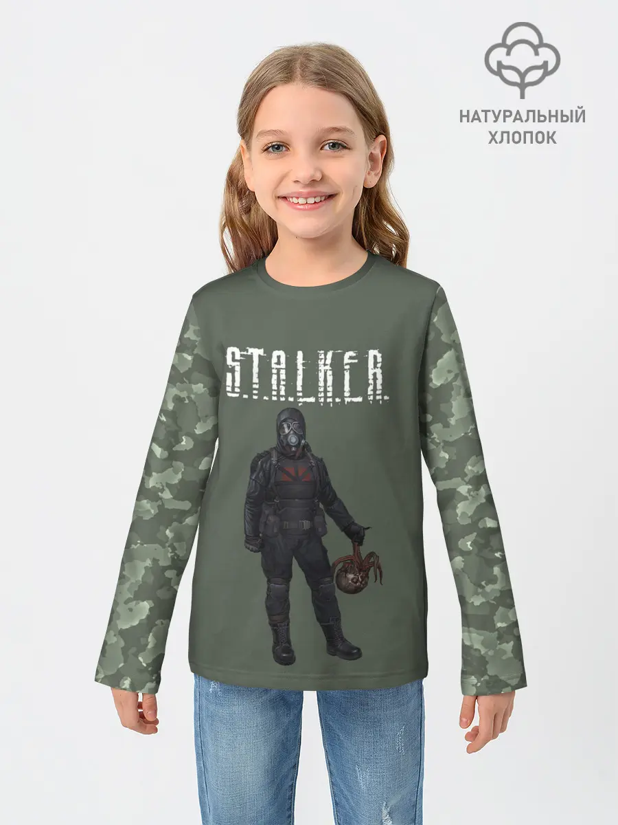 Детский лонгслив / S.T.A.L.K.E.R. | С.Т.А.Л.К.Е.Р