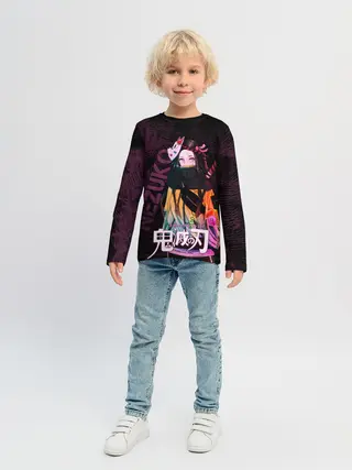 Детский лонгслив / Незуко Камадо Kimetsu no aiba