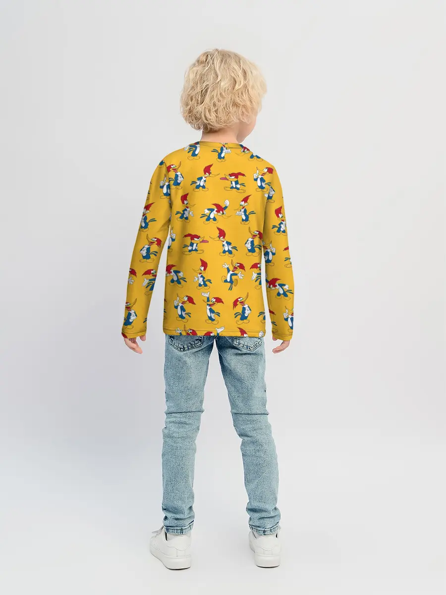Детский лонгслив / Такой разный Дятел Вуди