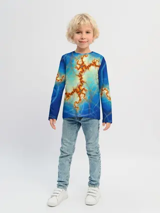 Детский лонгслив / Абстрактное представление