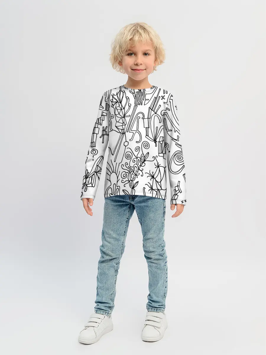 Детский лонгслив / Точка воображения