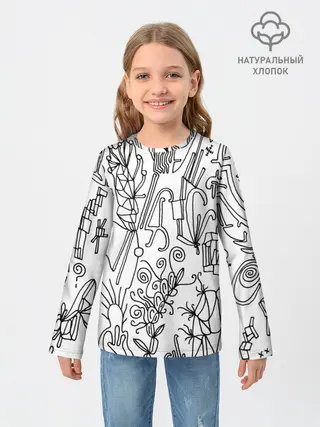 Детский лонгслив / Точка воображения