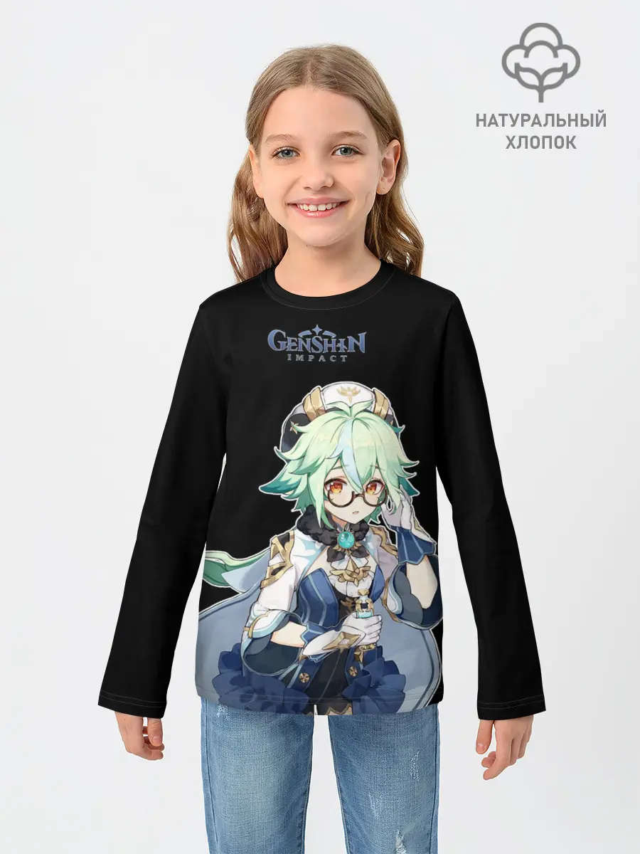 Детский лонгслив / ГЕНШИН | НОЕЛЛЕ