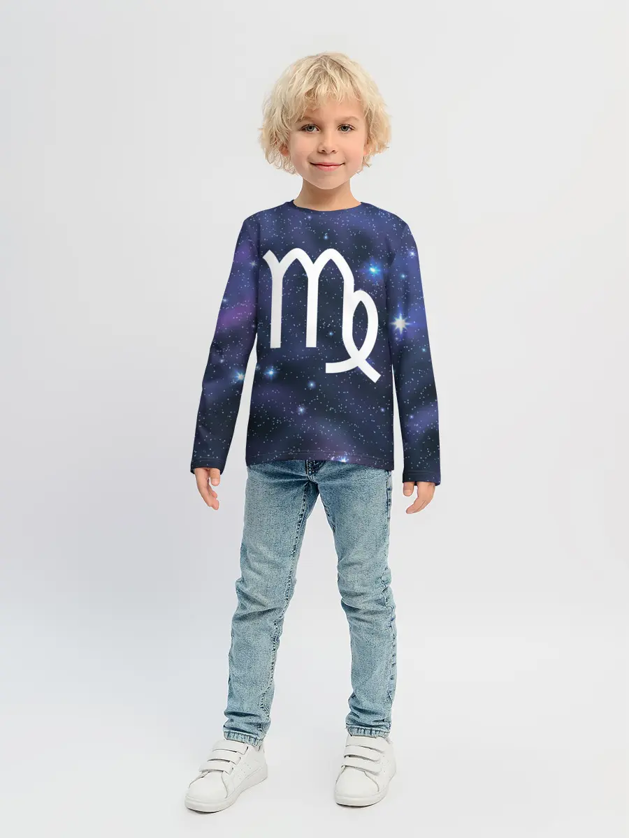 Детский лонгслив / Дева / Virgo, Знак зодиака