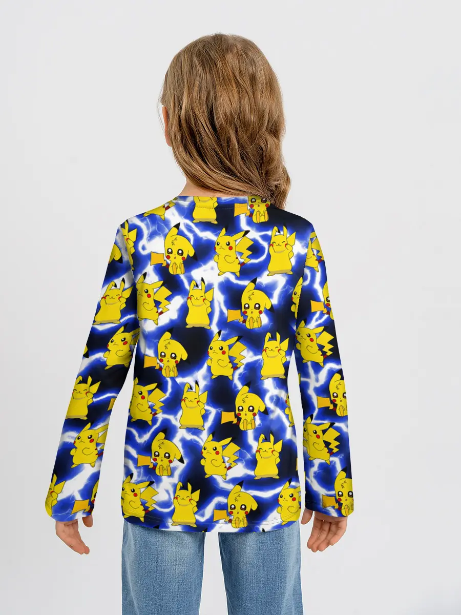 Детский лонгслив / Пикачу Electric Shock