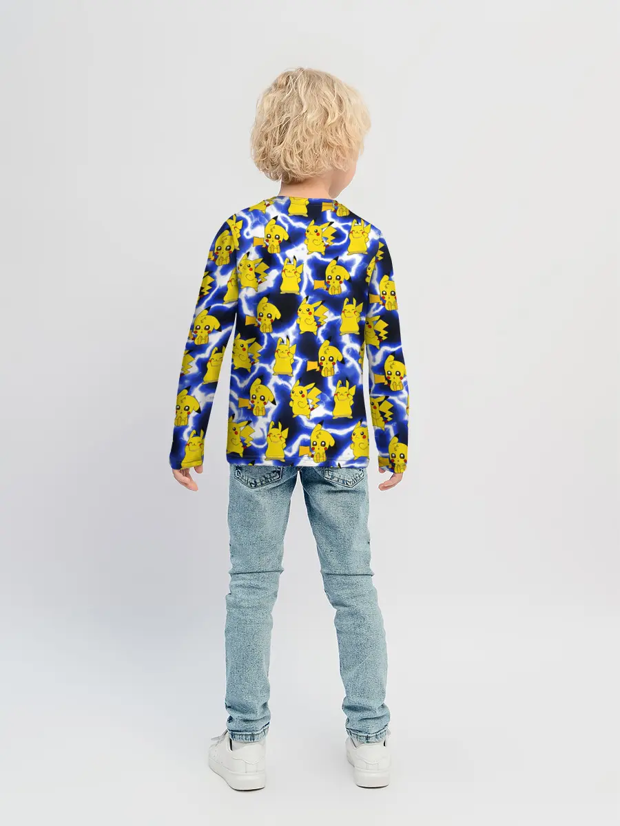 Детский лонгслив / Пикачу Electric Shock