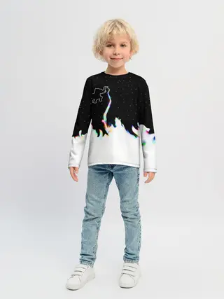 Детский лонгслив / Затерянный в космосе