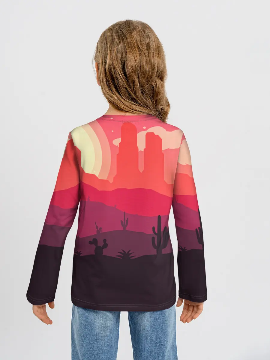 Детский лонгслив / Пустыня
