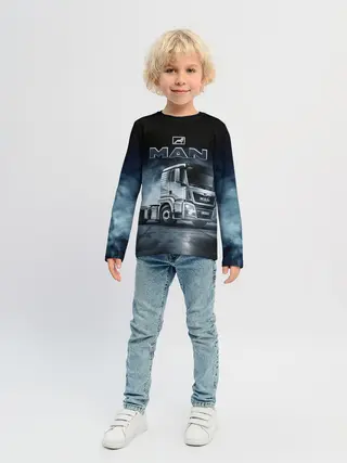 Детский лонгслив / Man фура