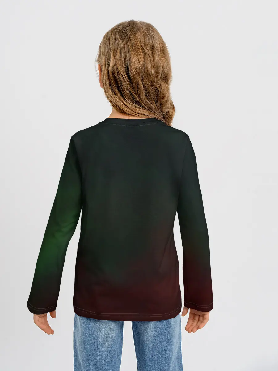 Детский лонгслив / Truck neon