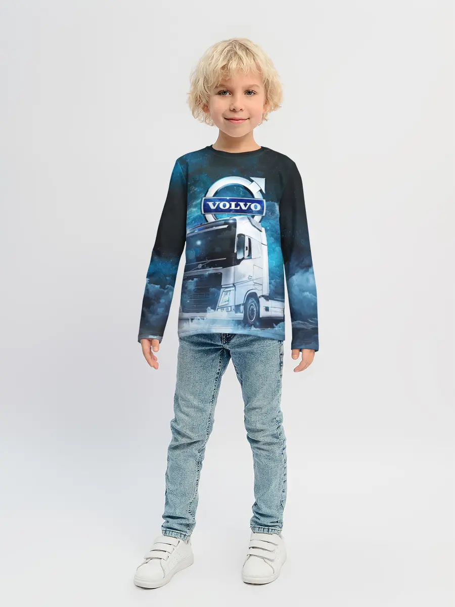 Детский лонгслив / Volvo truck